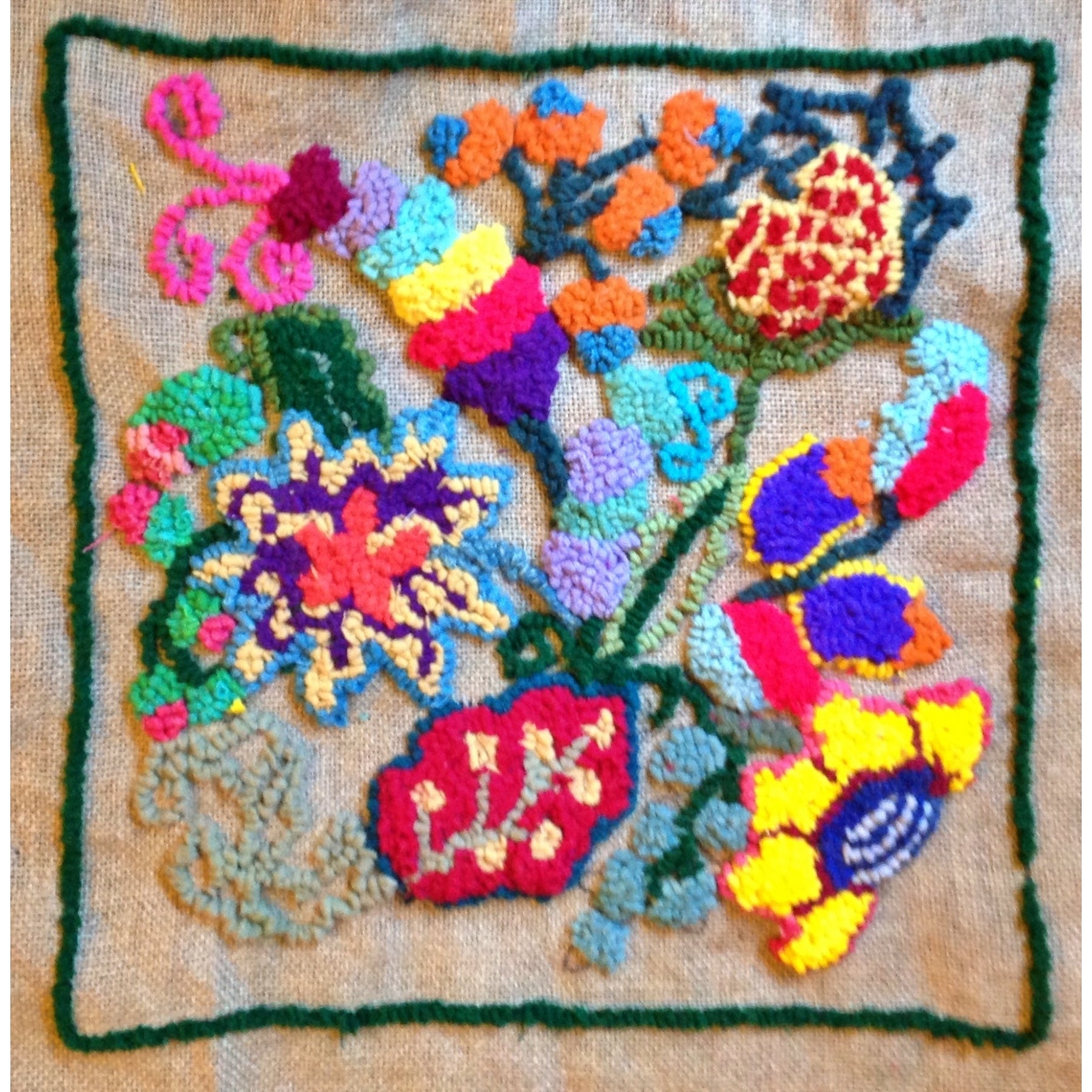 Hampden – Panel A, rug hooked by Naomi Levine