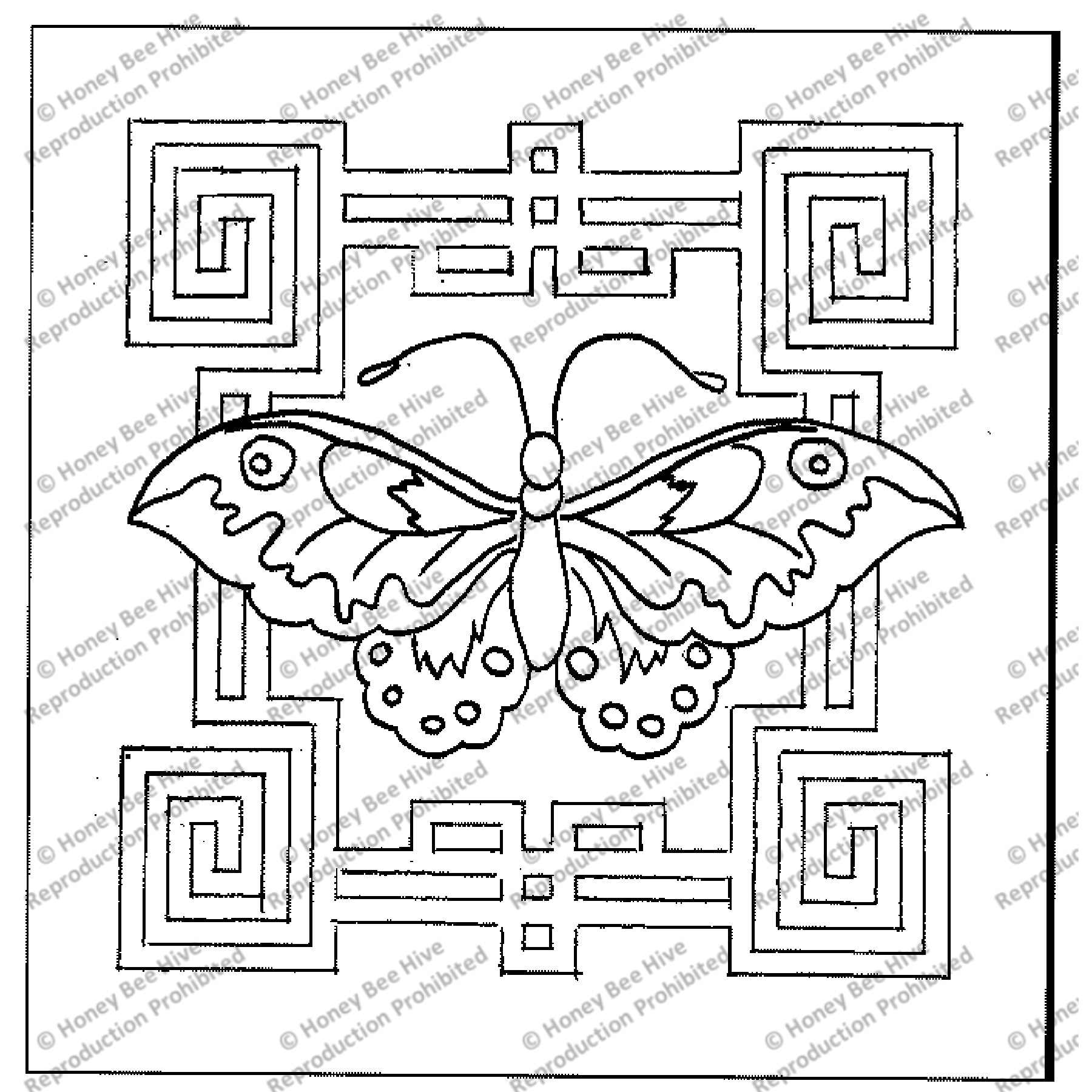 Kossu, rug hooking pattern