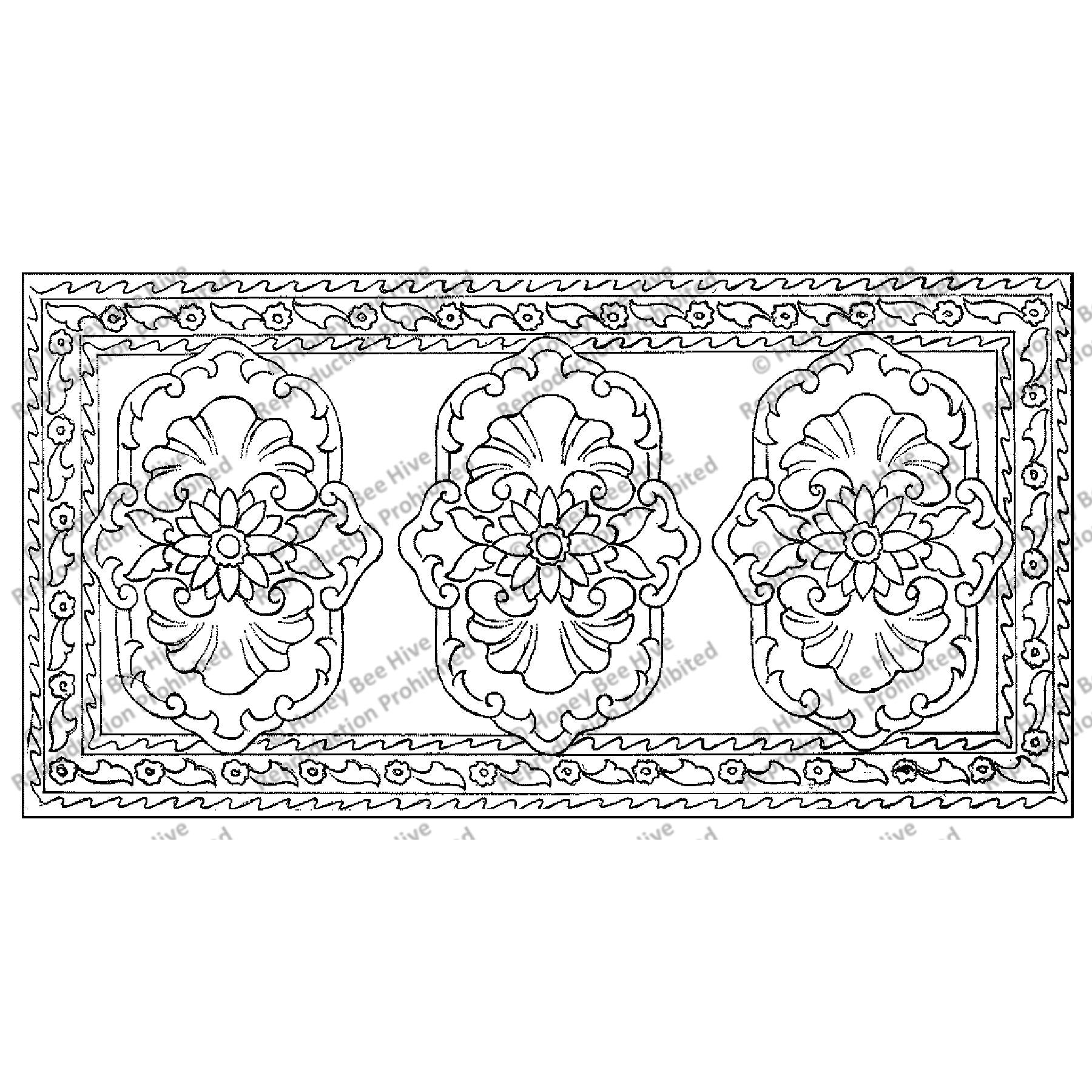 Altman, rug hooking pattern