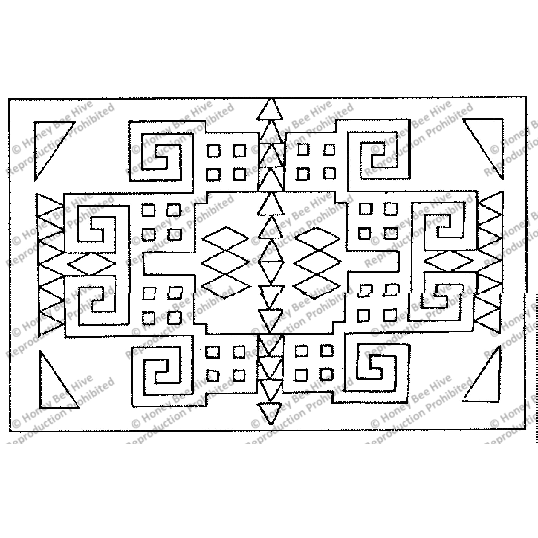 Umatilla, rug hooking pattern